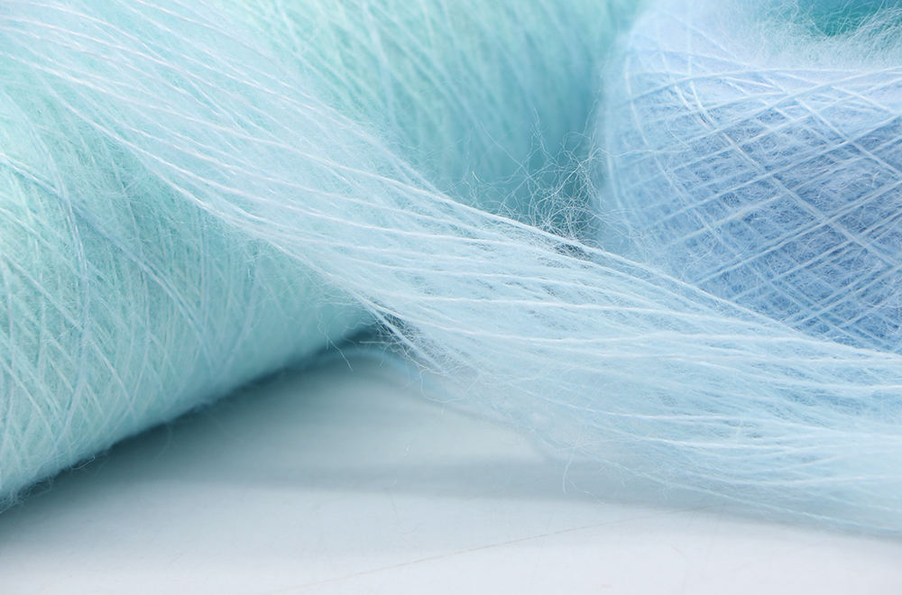 10nm/1 gradient color mohair dyed yarn crochet hook origin supply,gradient mohair nylon blended yarn origin supply,nylon wool blended yarn origin supply