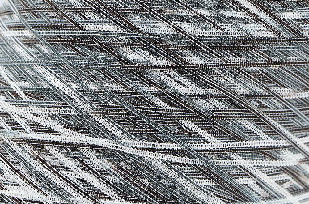 7.6 Stitch two warp and one weft yarn piece, nylon blended yarn hand woven yarn piece, nylon blended gauze piece