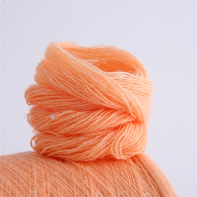 Hand woven cheap blended yarn, sequin yarn