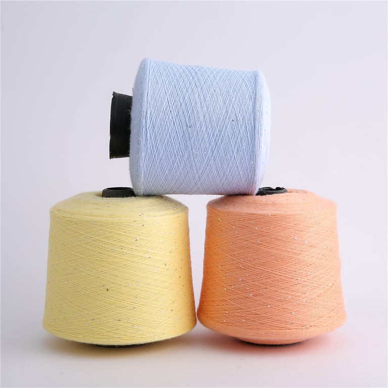 48S/2 polyester blended yarn, 30% polyester, 20% nylon, 25% viscose, 25% acrylic
