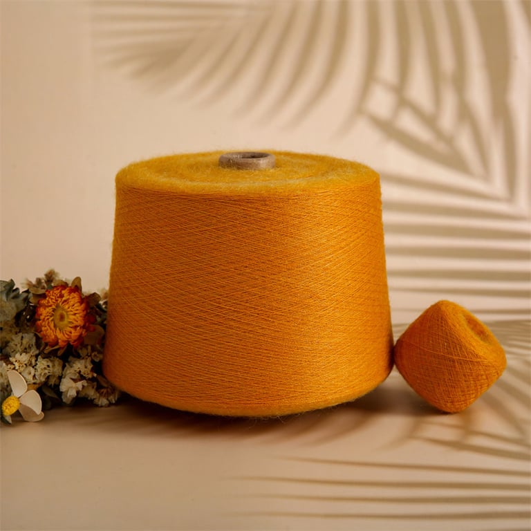 High-end mohair yarn, 28nm/1 superfine mohair, 10% mohair, 12% wool, 24% acrylic, 54% nylon, yarn01 yarn mesh
