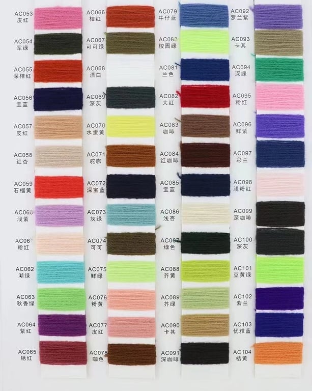 Soft cashmere wrap yarn free shipping color card, 100% cashmere free shipping color card, 100% cashmere yarn free shipping color card