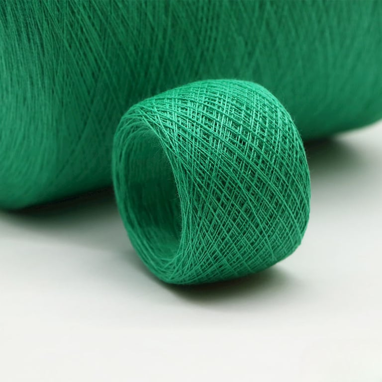 Recycled polyester cotton yarn factory sample, color yarn fabric textile factory sample, cotton blended yarn factory sample