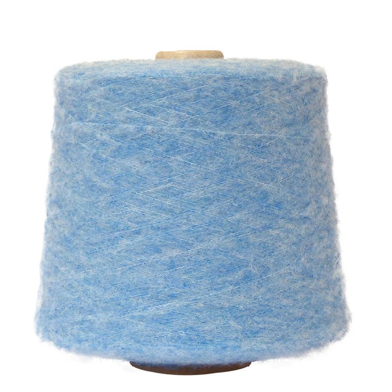 Wholesale e1/18 nano plush yarn wool yarn art sweater knitting blended yarn 50 wool 50 acrylic