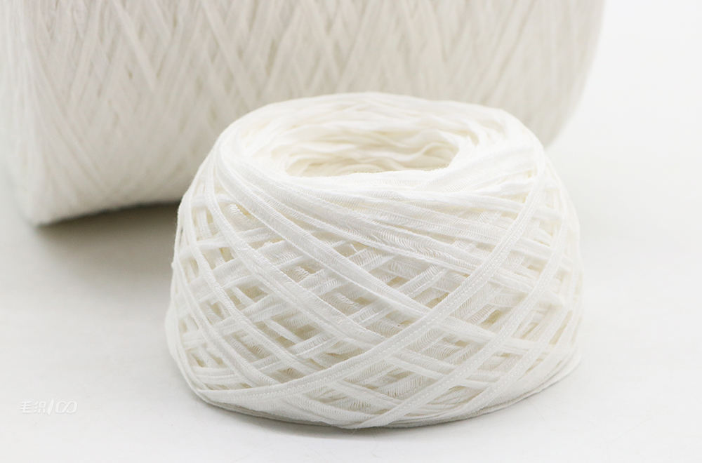 2.8 Long staple cotton tape yarn wholesale, 80% cotton 20% nylon crochet yarn wholesale, cotton blended yarn wholesale