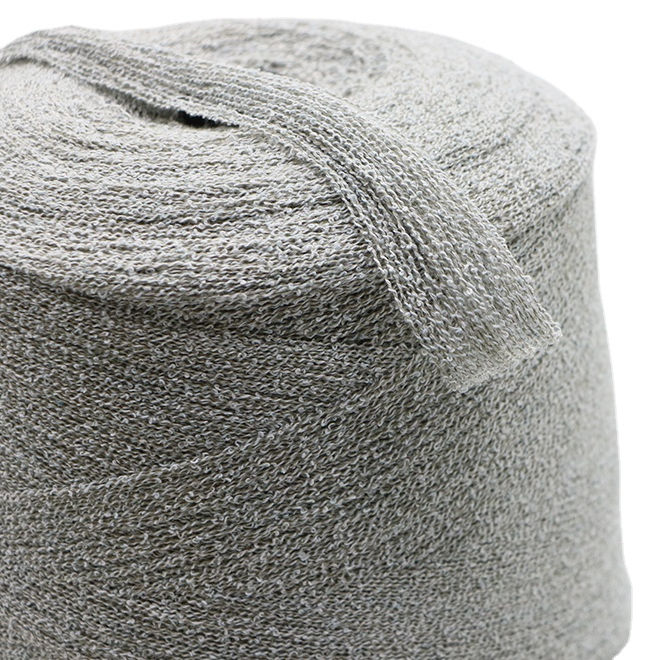 Artificial flax blended yarn, polyamide blended yarn