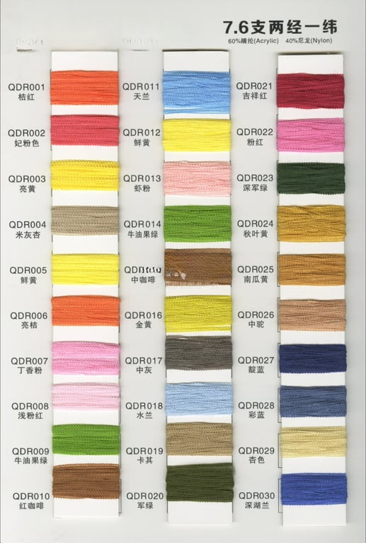 7.6 Two warp and one weft yarn yarn sheet dyeing, nylon blended yarn hand-woven yarn sheet dyeing, nylon blended gauze sheet dyeing