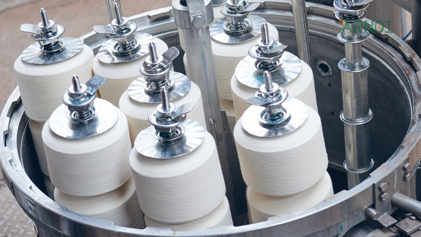 Core-spun yarn production process